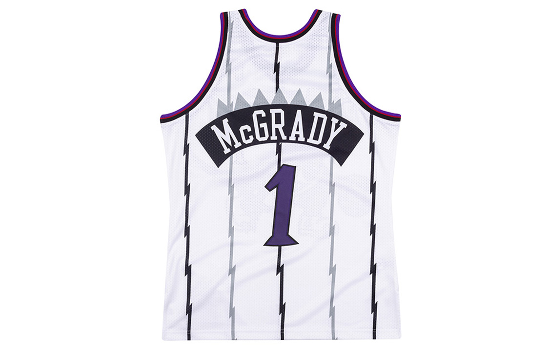 Mitchell Ness Mitchell & Ness 98-99 Raptors Tracy McGrady #1 Retro Basketball Jersey White AJY4CP19178-TRAWHIT98TMC 圖 3
