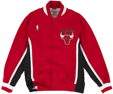 Mitchell Ness Mitchell & Ness '92-'93 Chicago Bulls Red Letterman Animal Print Jacket Unisex AWJKGS18054-CBUSCAR92 Buy Mitchell Ness Mitchell & Ness '92-'93 Chicago Bulls Red Letterman Animal Print Jacket Unisex AWJKGS18054-CBUSCAR92