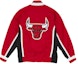 Lookbook Mitchell Ness Mitchell & Ness '92-'93 Chicago Bulls Red Letterman Animal Print Jacket Unisex AWJKGS18054-CBUSCAR92