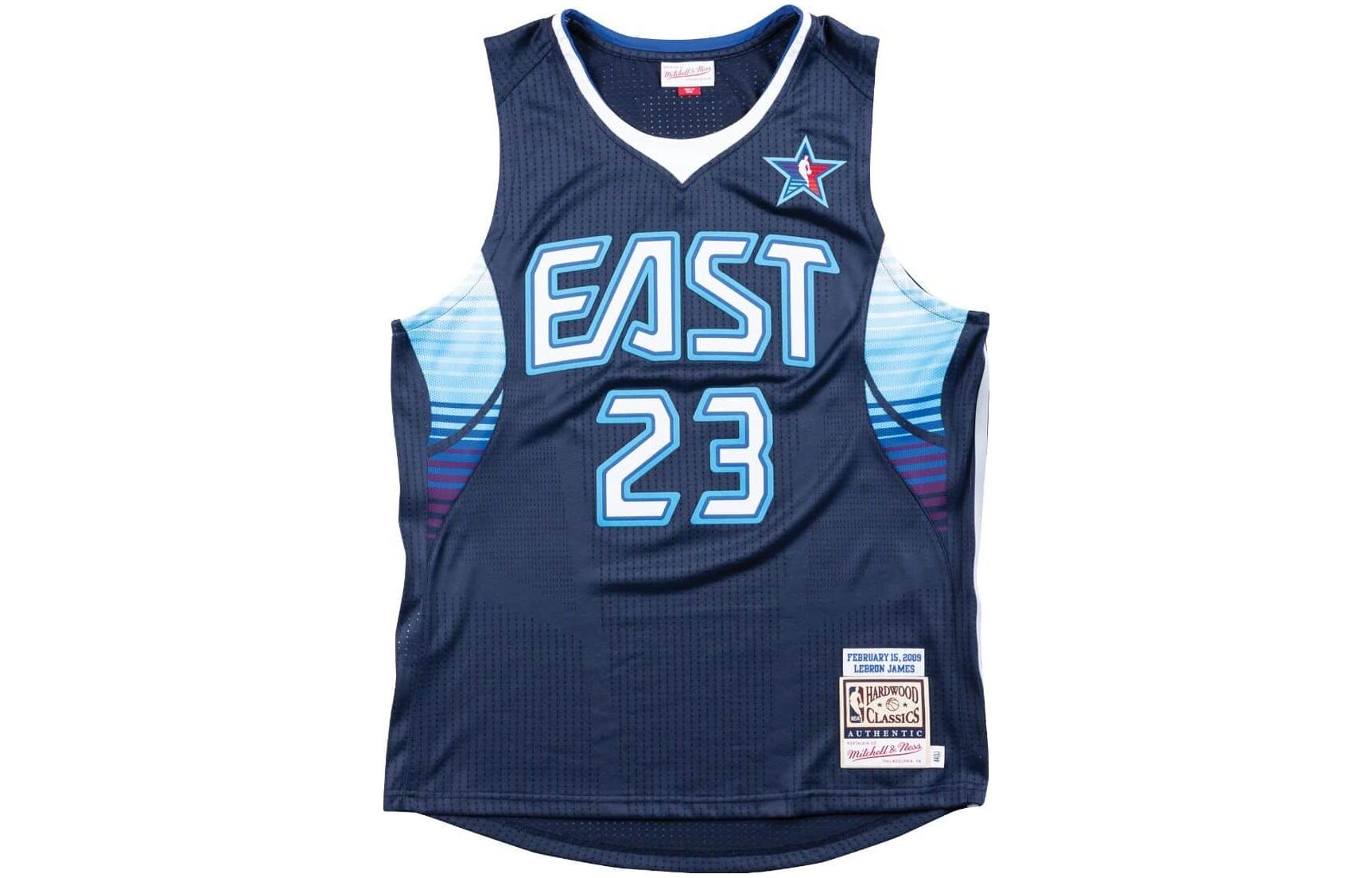 Order Mitchell Ness Mitchell & Ness  Slim Fit Blue Number Print Sleeveless Basketball Jersey AJY4EL18003-ASENAVY09LJA