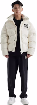 Mitchell Ness Mitchell & Ness White Logo Puffer Jacket Winter Thick Hooded Coat. MNHYAWTODJ028-OFW Purchase Mitchell Ness Mitchell & Ness White Logo Puffer Jacket Winter Thick Hooded Coat. MNHYAWTODJ028-OFW