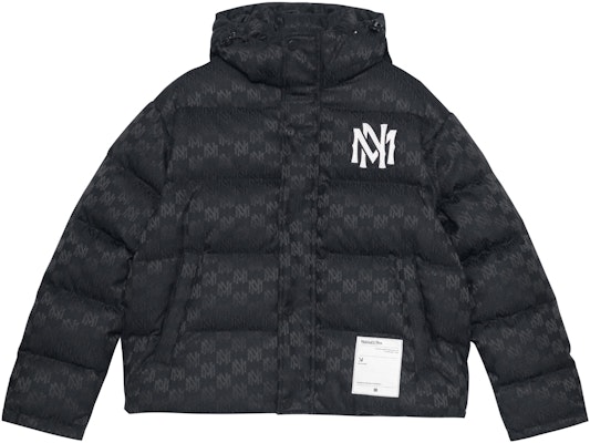Mitchell Ness Mitchell & Ness All-Over Logo Puffer Jacket Black Unisex Winter Casual Short Coat. MNHYAWTODJ028-BLK Order Mitchell Ness Mitchell & Ness All-Over Logo Puffer Jacket Black Unisex Winter Casual Short Coat. MNHYAWTODJ028-BLK