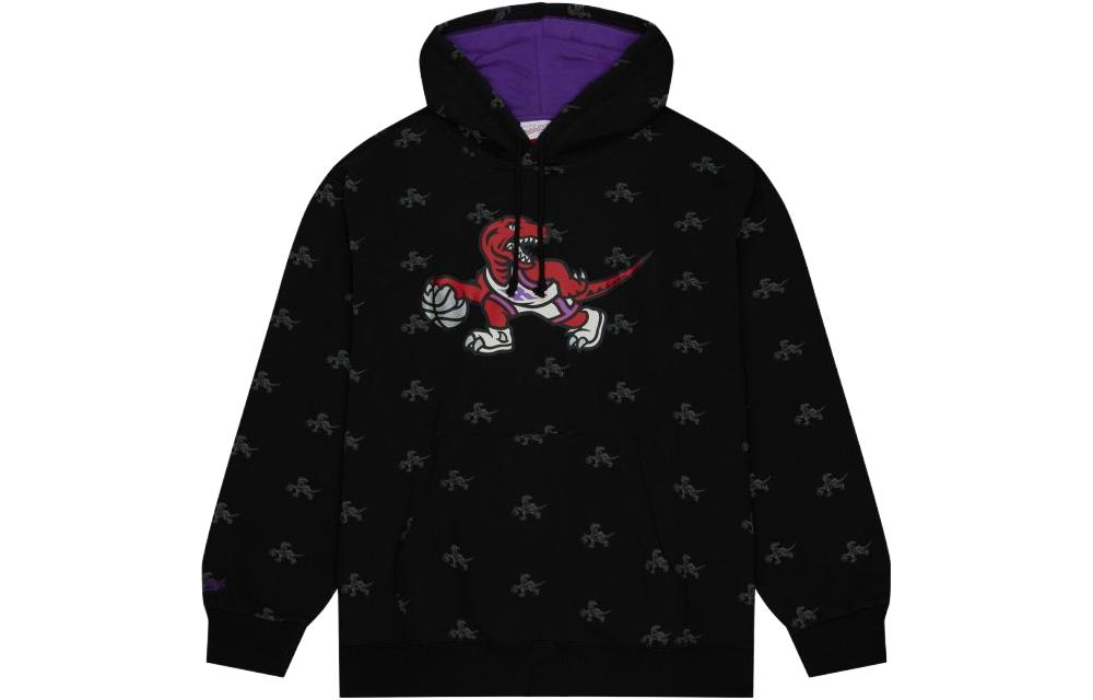 Mitchell Ness Mitchell & Ness All-Over Print Hoodie Men’s Black FPHD5940-NYAYYPPPBLCK