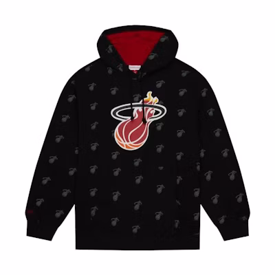 Mitchell Ness Mitchell & Ness All-Star Bulls Retro Basketball Pullover Hoodie Red/Black Unisex FPHDDF18024-ASGRDBK88