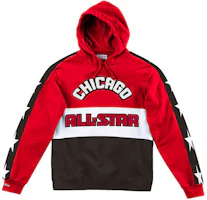 Mitchell Ness Mitchell & Ness All-Star Bulls Retro Basketball Pullover Hoodie Red/Black Unisex FPHDDF18024-ASGRDBK88 Mitchell Ness Mitchell & Ness All-Star Bulls Retro Basketball Pullover Hoodie Red/Black Unisex FPHDDF18024-ASGRDBK88