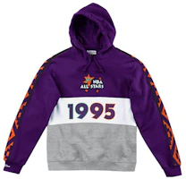 Mitchell Ness Mitchell & Ness All-Star Retro Colorblock Fleece Hoodie Purple Unisex Winterwear FPHDDF18024-ASGPURP95 Mitchell Ness Mitchell & Ness All-Star Retro Colorblock Fleece Hoodie Purple Unisex Winterwear FPHDDF18024-ASGPURP95