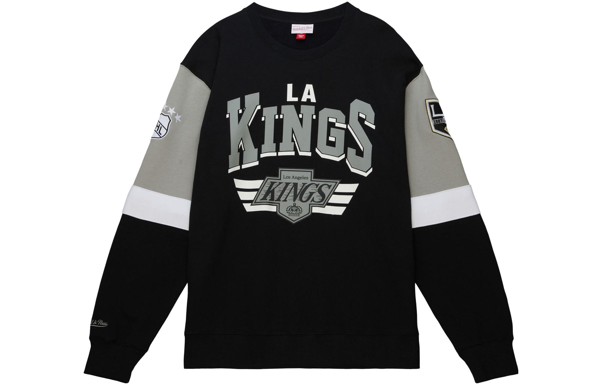 Mitchell Ness Mitchell & Ness Alphabet Crewneck Long Sleeve Sweatshirt Men’s Dark Green FCPO5512-MBUYYPPPBUGN