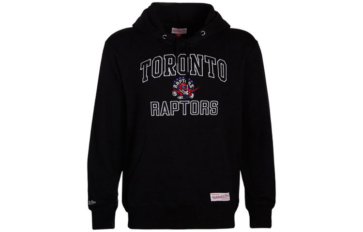 Mitchell Ness Mitchell & Ness Alphabet Graphic Hoodie Black Long Sleeve for Men FPHD5940-UCUYYPPPBLCK