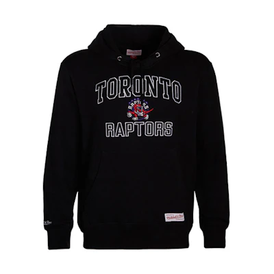 Mitchell Ness Mitchell & Ness Alphabet Graphic Hoodie Black Long Sleeve for Men FPHD5940-UCUYYPPPBLCK