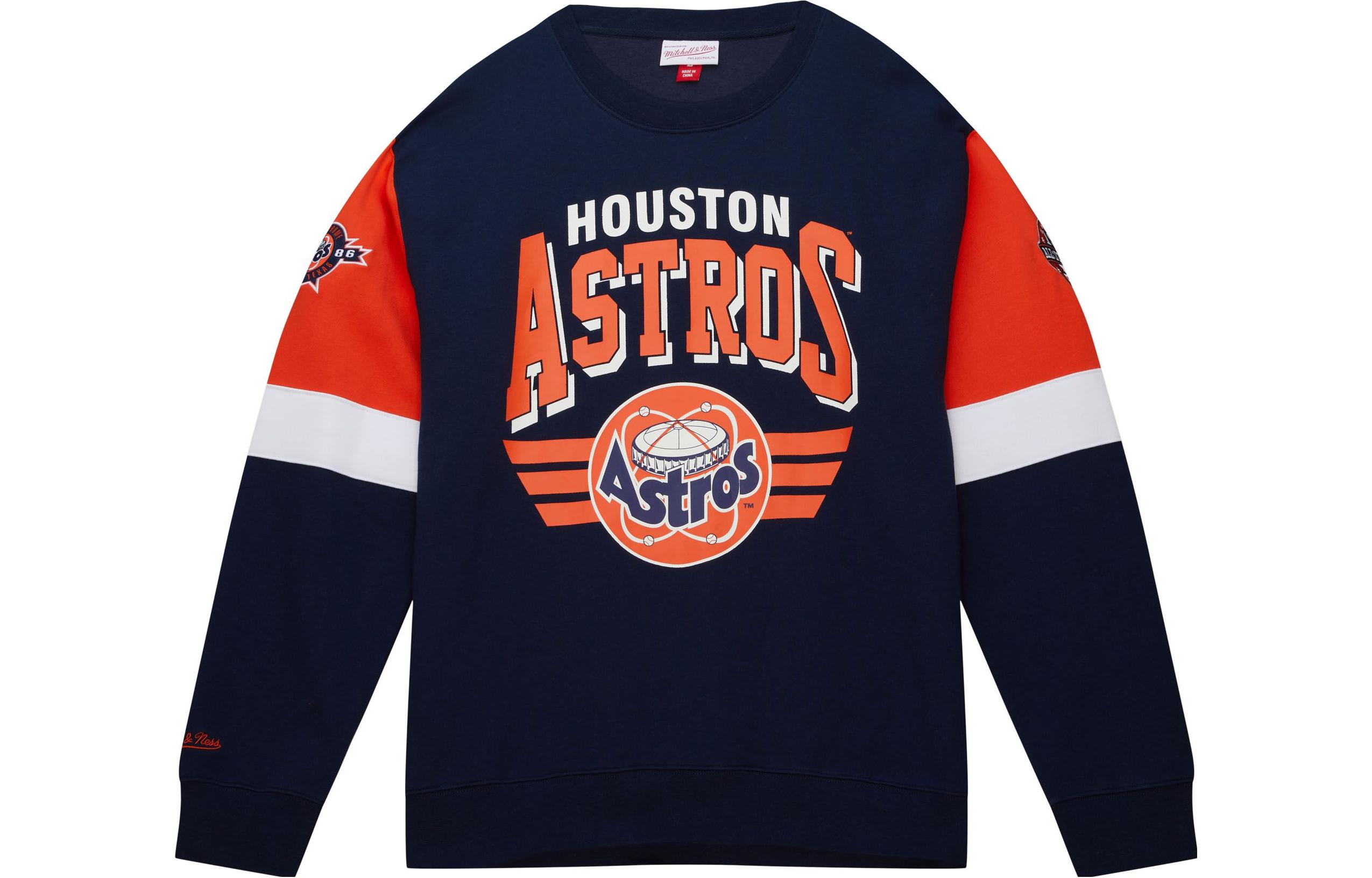 Mitchell Ness Mitchell & Ness Alphabet Hoodie Black Long Sleeve FPHD5901-CBRYYPPPBLCK