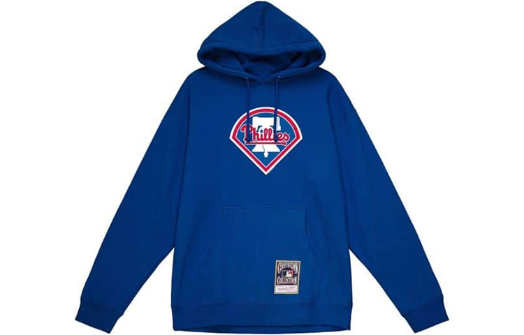 Mitchell Ness Mitchell & Ness Alphabet Patch Pullover Hoodie Blue () FCPO6679-DCOYYPPPDABL