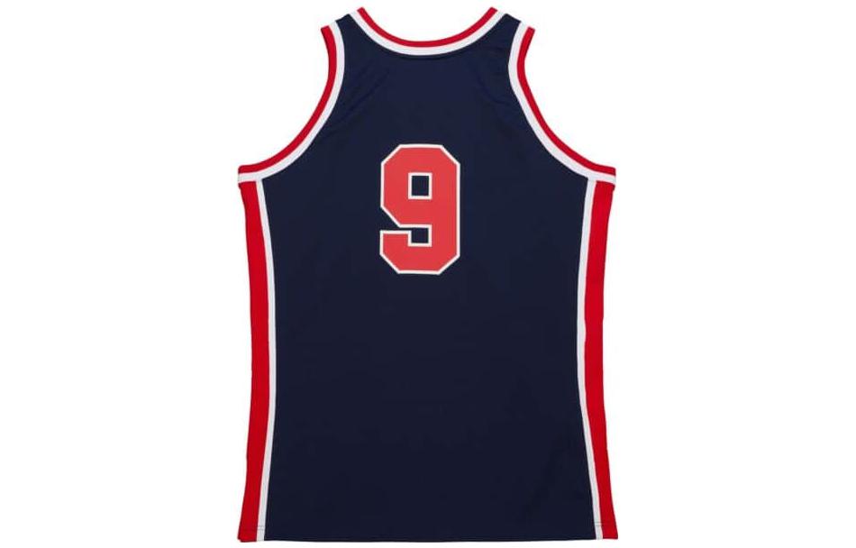 Lookbook ミッチェル＆ネス アルファベット柄 バスケットボールタンクトップ ブラック. AJY45680-USA84MJONAVY