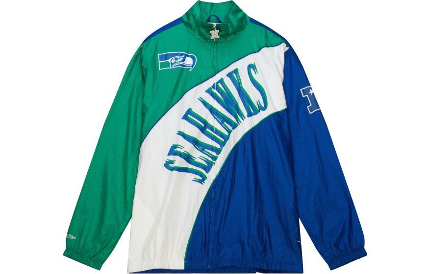 Mitchell Ness Mitchell & Ness Alphabet Print Crewneck Sweatshirt Red - Casual Long Sleeve GFLCMO22238-UMARED1