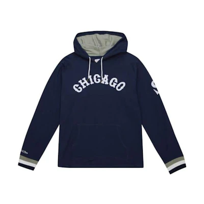 Mitchell Ness Mitchell & Ness Alphabet Print Pullover Hoodie Men’s Blue THOD4999-CWSYYPPPNAVY