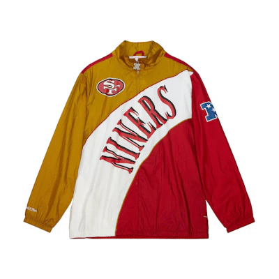 Mitchell Ness Mitchell & Ness Alphabet Print Snap Jacket Men’s Black OJBF4854-NYKYYPPPBKWH
