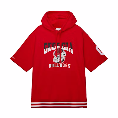 Mitchell Ness Mitchell & Ness Alphabet Stripe Red Hoodie Long Sleeve FPHD6293-CHUYYPPPRDGY