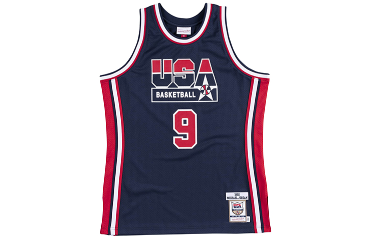 Mitchell Ness Mitchell & Ness Authentic 1992 Barcelona Olympics Michael Jordan Jersey Blue AJY4GS18414-USANAVY92MJO 圖 2