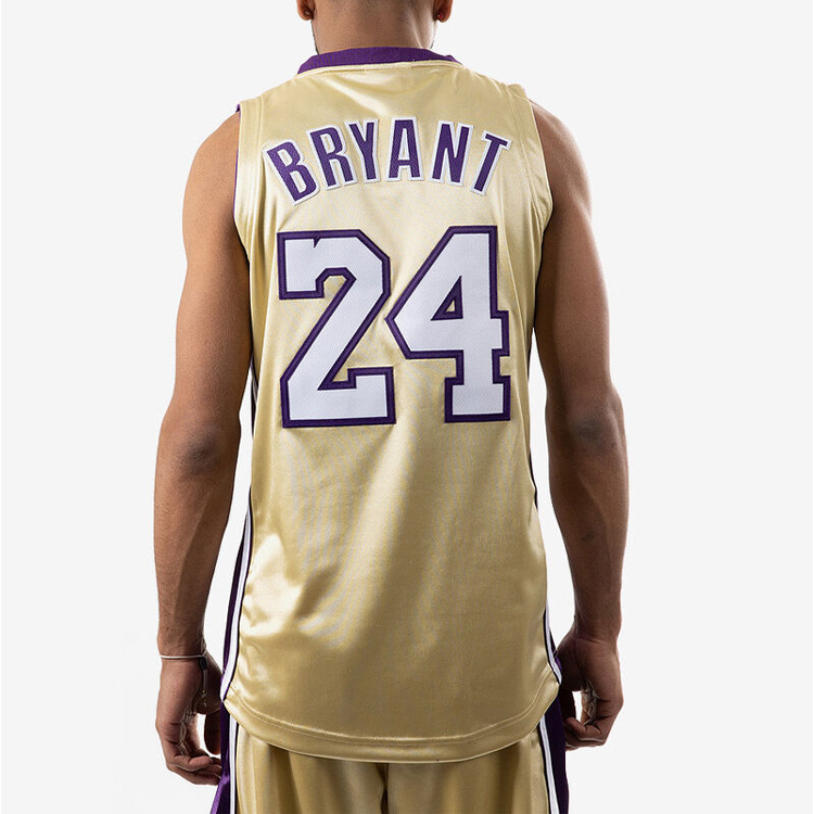 Purchase Mitchell & Ness Jersey Lakers Kobe Bryant #24 Oro Edición Retro Hombre AJY4CP20021-LALGOLD96KBR