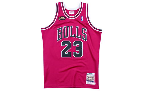 Order Mitchell & Ness Jersey Auténtico Chicago Bulls 97-98 Finales Michael Jordan Rojo BA688C-CBU-R-MBX