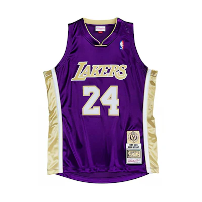 Mitchell Ness Mitchell & Ness Authentic Kobe Bryant #24 Lakers Jersey Purple AJY4CP20022-LALPURP96KBR