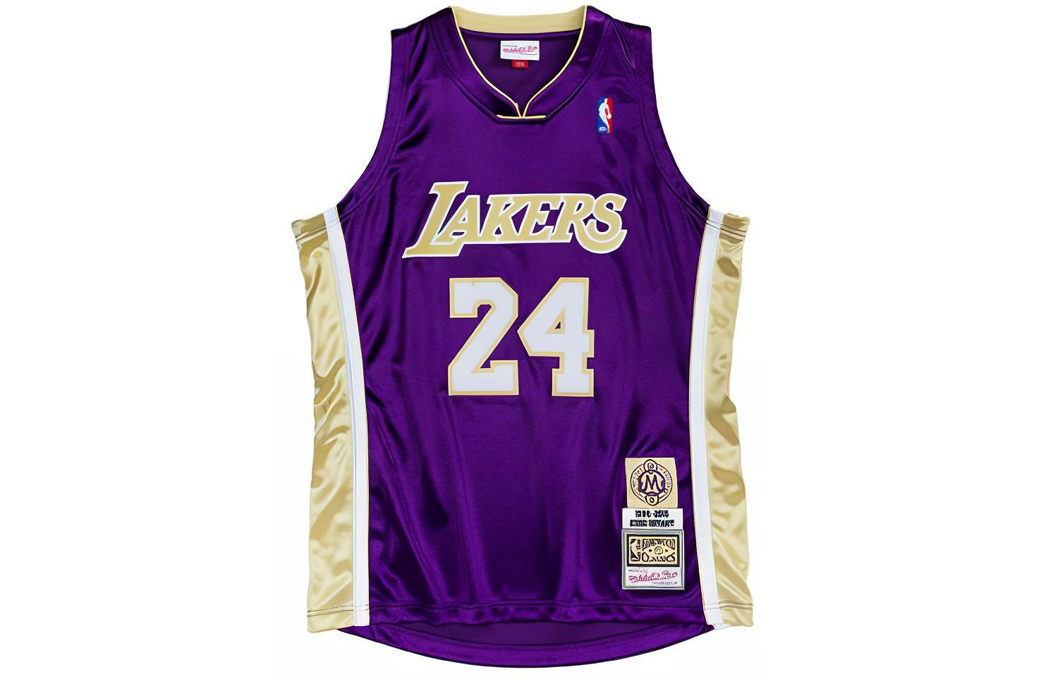 Order Mitchell Ness Mitchell & Ness Authentic Kobe Bryant #24 Lakers Jersey Purple AJY4CP20022-LALPURP96KBR