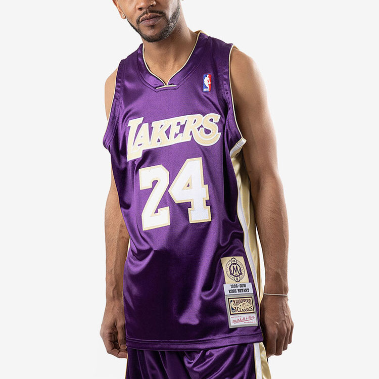 Shop Mitchell Ness Mitchell & Ness Authentic Kobe Bryant #24 Lakers Jersey Purple AJY4CP20022-LALPURP96KBR