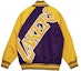 Buy Mitchell Ness Mitchell & Ness Big Face 2.0 Los Angeles Lakers Embroidered Baseball Jacket Purple. STJKBW19149-LALPURP