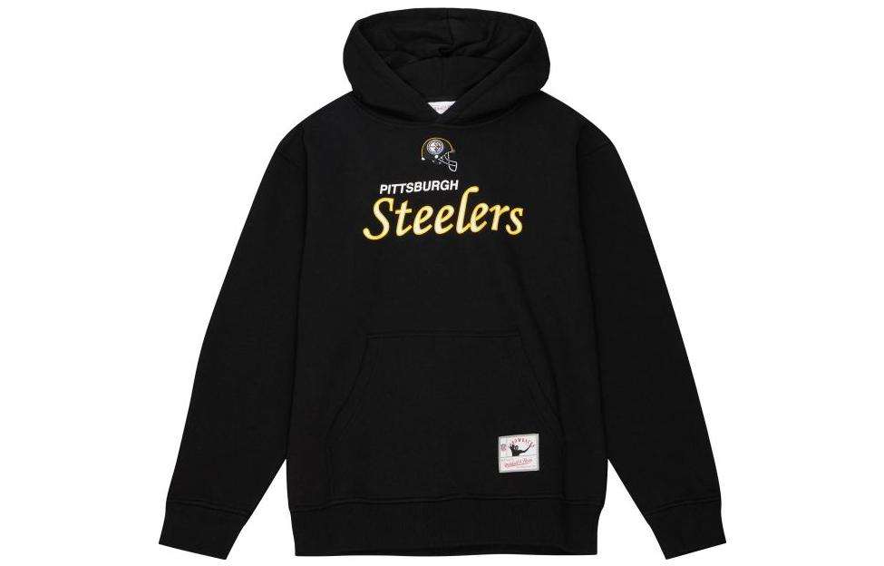 Mitchell Ness Mitchell & Ness Black Animal Print Crewneck Casual Sweatshirt Long Sleeve FCPO5512-CBNYYPPPBLCK