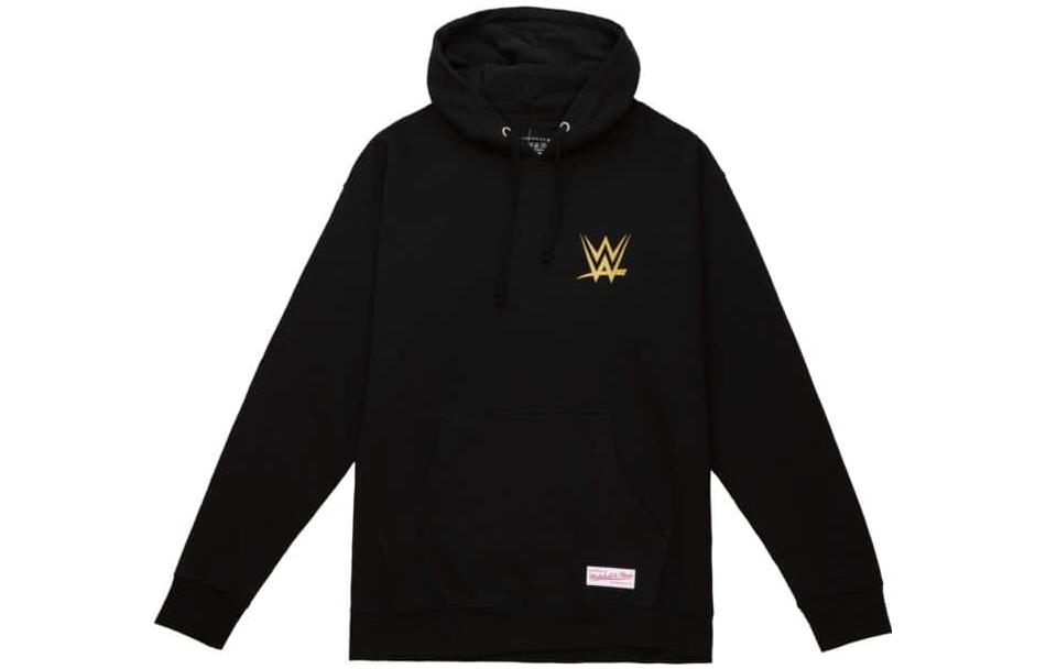 Mitchell Ness Mitchell & Ness Black Color-Block Logo Embroidered Long-Sleeve Jacket OJZP5008-AUNYYPPPBLCK