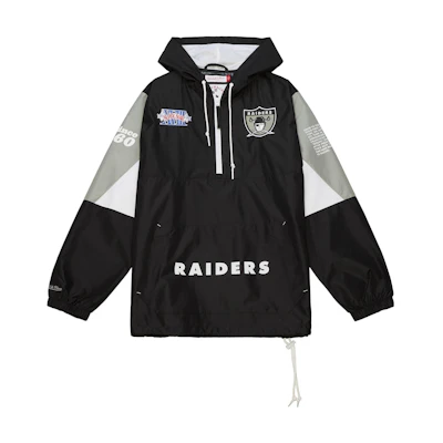 Mitchell Ness Mitchell & Ness Black Hoodie with All-Over Letter Graphic FPHD5060-PPIYYPPPBLCK
