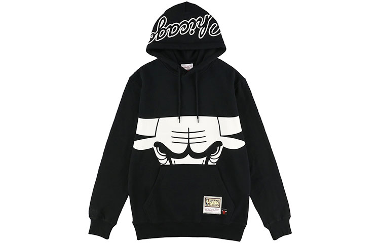 Mitchell Ness Mitchell & Ness Black Hoodie with Graphic Print and Lettering BMPHLD21020-CLBBK