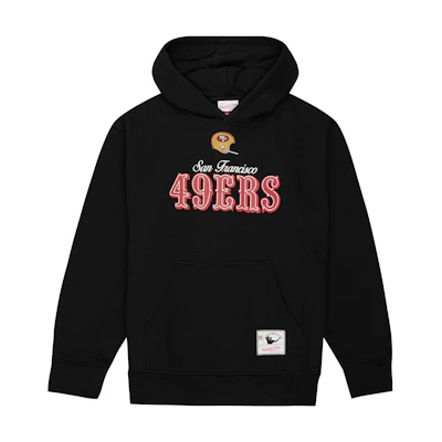 Mitchell Ness Mitchell & Ness Black Letter Graphic Pullover Hoodie GPOTMO22204-HOUBLCK