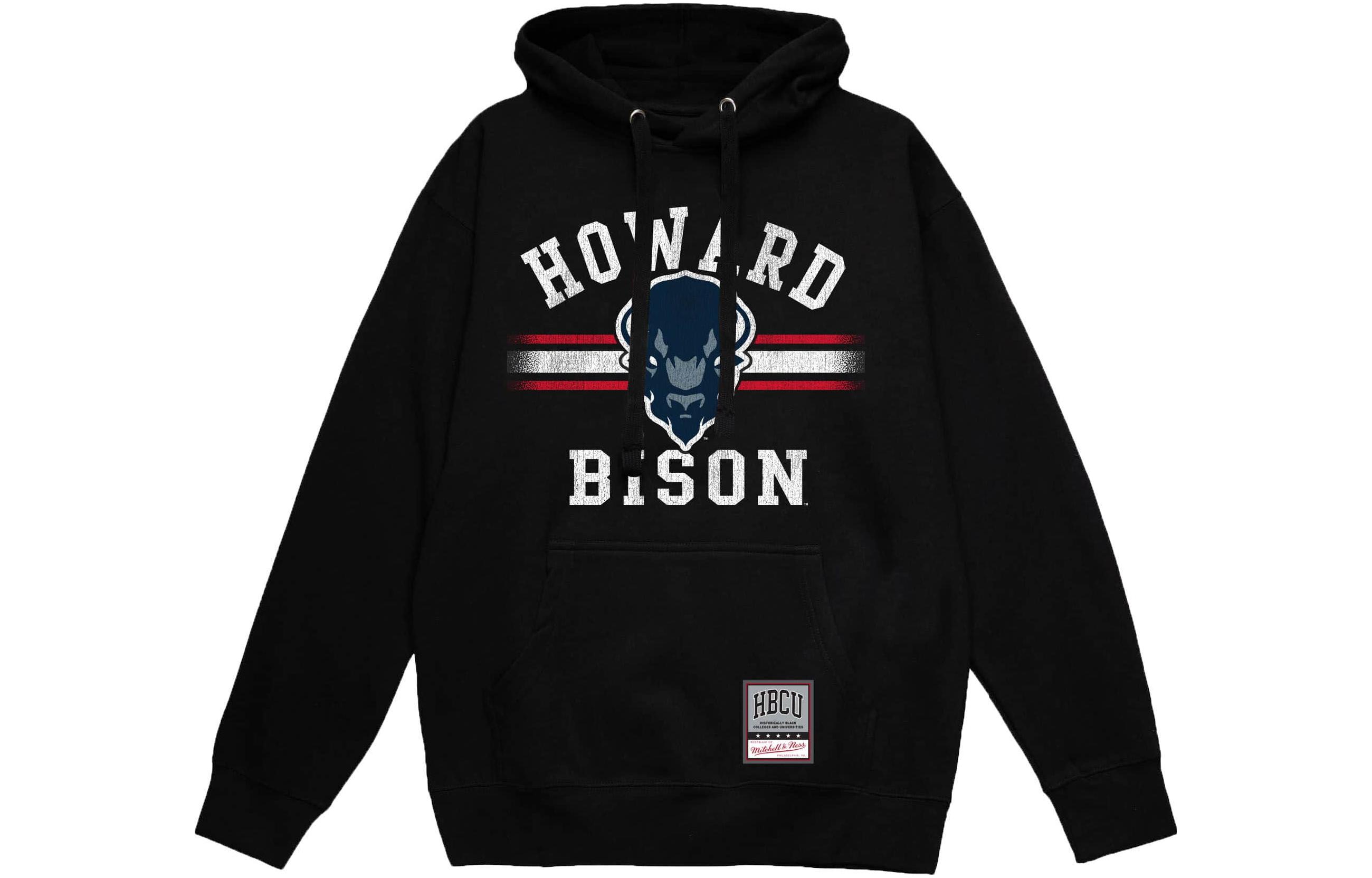 Mitchell Ness Mitchell & Ness Black Letter Print Crewneck Casual Sweatshirt BMTL6676-LARYYPPPBLCK