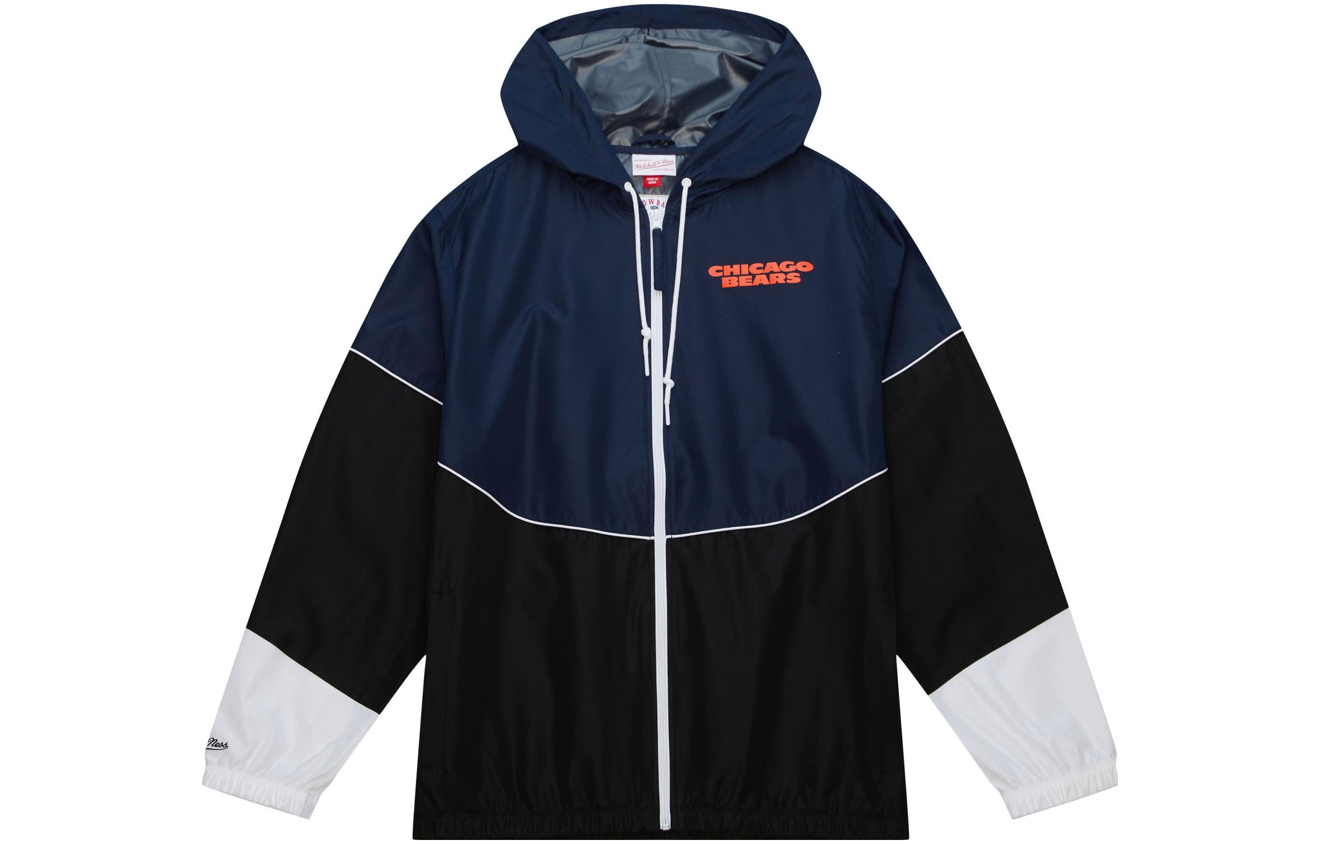 Mitchell Ness Mitchell & Ness Blue Animal Print Long Sleeve Hoodie FPHD5060-TBJYYPPPLTBL