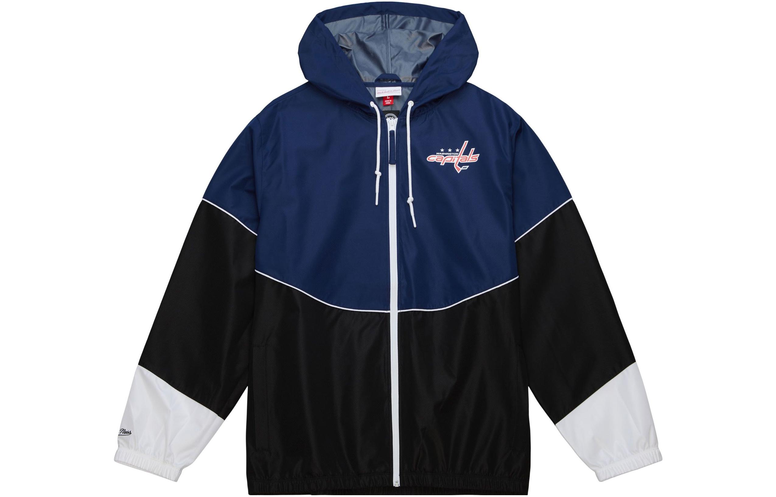 Mitchell Ness Mitchell & Ness Blue Letter Print Pullover Hoodie Long Sleeve FPHD4987-SLUYYPPPROYA