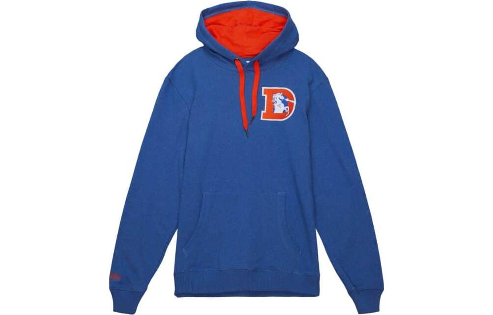 Mitchell Ness Mitchell & Ness Blue Oversized Hoodie with Solid Letter Print FPHD4987-LADYYPPPROYA