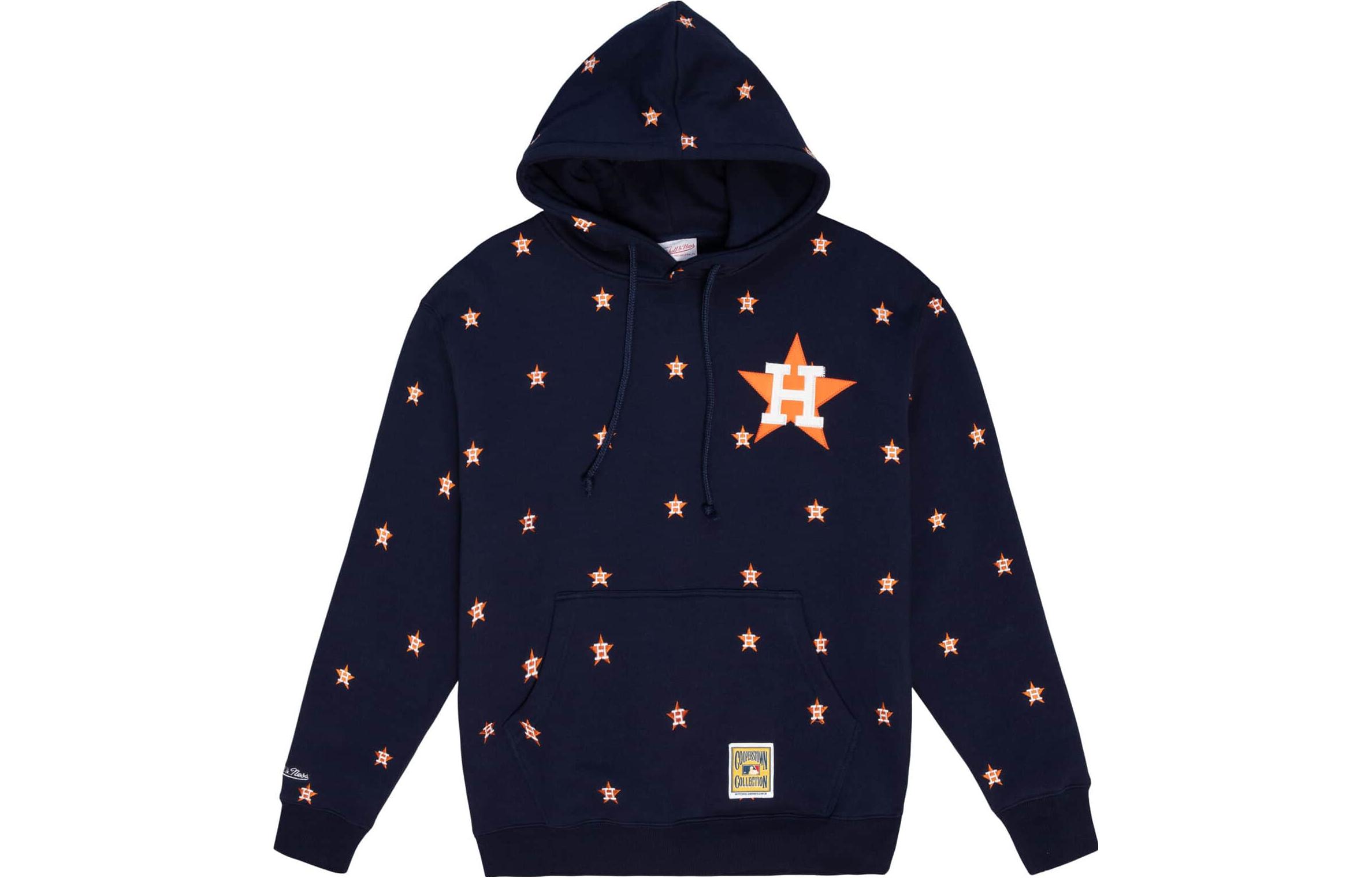 Mitchell Ness Mitchell & Ness Blue Striped Baseball Collar Letter Print Jacket OJBF3413-ICOYYPPPROYA