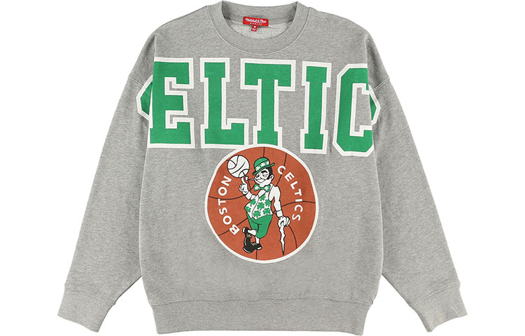 Mitchell Ness Mitchell & Ness Boston Celtics French Terry Hoodie Green Pullover FPHD5513-BCEYYPPPKYGN