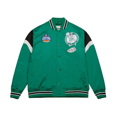 Mitchell Ness Mitchell & Ness Boston Celtics Logo Print Long-sleeve Unisex Sweatshirt Cream BMLNMO20198-BCEOWGN