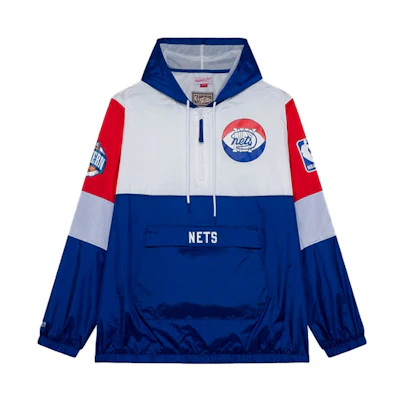 Mitchell Ness Mitchell & Ness Brown Colorblock Letter Print Zip-Up Jacket OJZP5517-VGKYYPPPMTWH