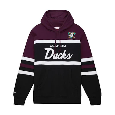 Mitchell Ness Mitchell & Ness Brown Letter Print Hoodie BMFP5547-MNNYYPPPBROW
