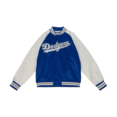 Mitchell Ness Mitchell & Ness Calgary Flames Heavyweight Satin Jacket Red () OJBF5516-CFLYYPPPSCAR