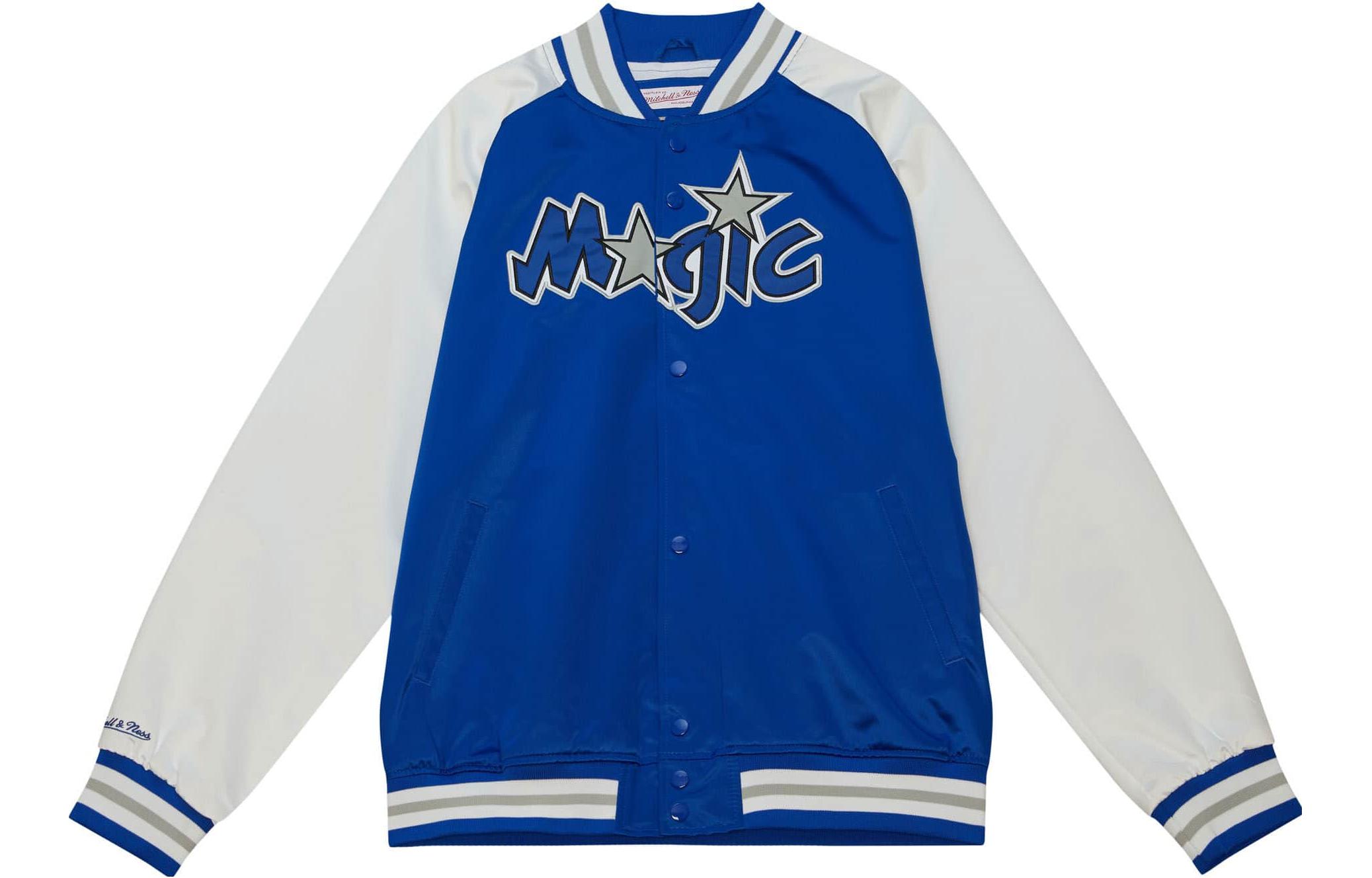 Mitchell Ness Mitchell & Ness Button-Up Baseball Collar Jacket Blue - Long Sleeve OJBF4992-LADYYPPPROYA