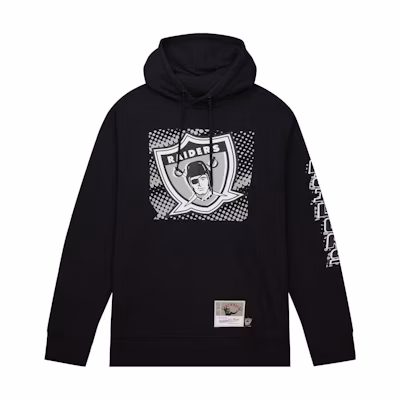 Mitchell Ness Mitchell & Ness Cartoon Print Zip-Up Hoodie Jacket Colorblock OJZP5520-UNCYYPPPBKLB