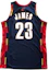 Lookbook Mitchell & Ness Cavaliers LeBron James #23 08-09 Camiseta Ciudad NBA Azul. AJY4CP19126-CCANAVY08LJA