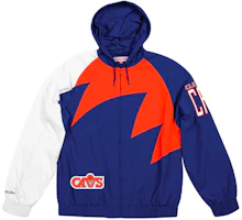 Mitchell Ness Mitchell & Ness Cavaliers Sharktooth Retro Windbreaker Jacket Blue - BA57PH-CCA-B-K1J Mitchell Ness Mitchell & Ness Cavaliers Sharktooth Retro Windbreaker Jacket Blue - BA57PH-CCA-B-K1J