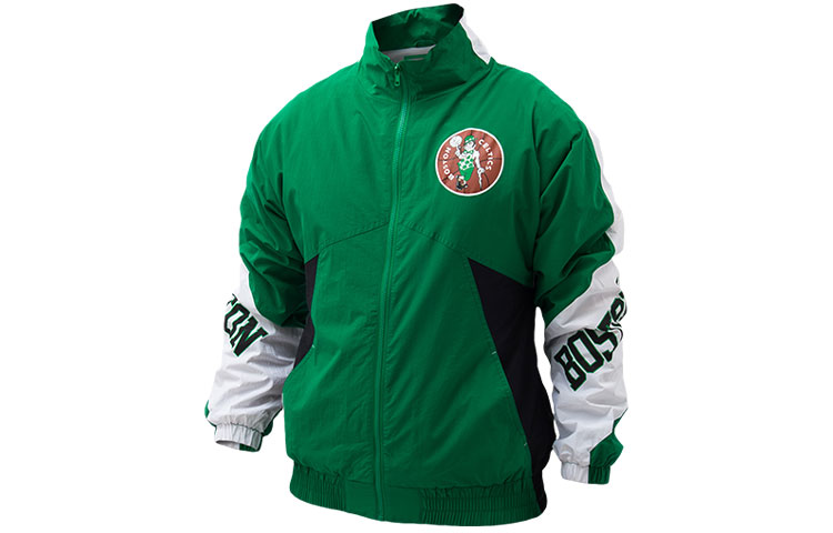Mitchell Ness Mitchell & Ness Celtics Colorblock Hoodie Black/Green Unisex FNNP3417-BCE08PPIBKGN