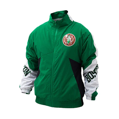 Mitchell Ness Mitchell & Ness Celtics Colorblock Hoodie Black/Green Unisex FNNP3417-BCE08PPIBKGN