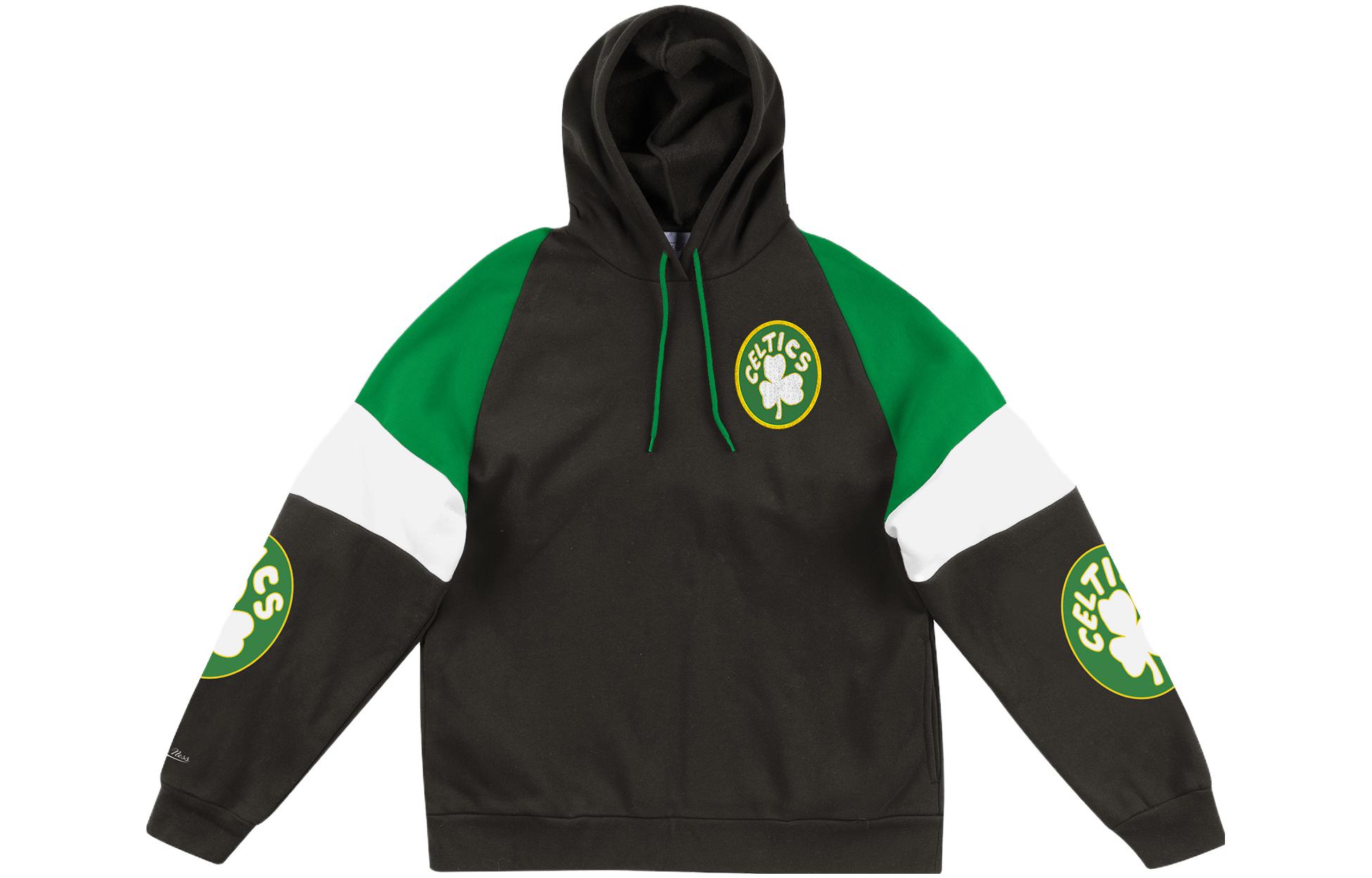 Mitchell Ness Mitchell & Ness Celtics Half-Zip Logo Hoodie Jacket Black () HFZPDA19008-BCEBLCK