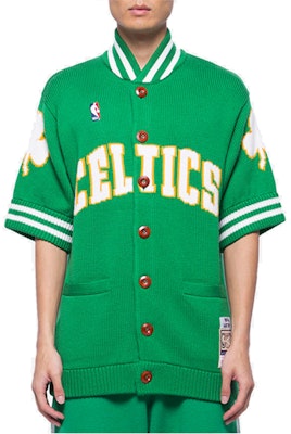 Mitchell Ness Mitchell & Ness Celtics Larry Bird Warm-Up Jersey Cardigan Green Unisex 18058-BCEKYGN83LBI Lookbook Mitchell Ness Mitchell & Ness Celtics Larry Bird Warm-Up Jersey Cardigan Green Unisex 18058-BCEKYGN83LBI